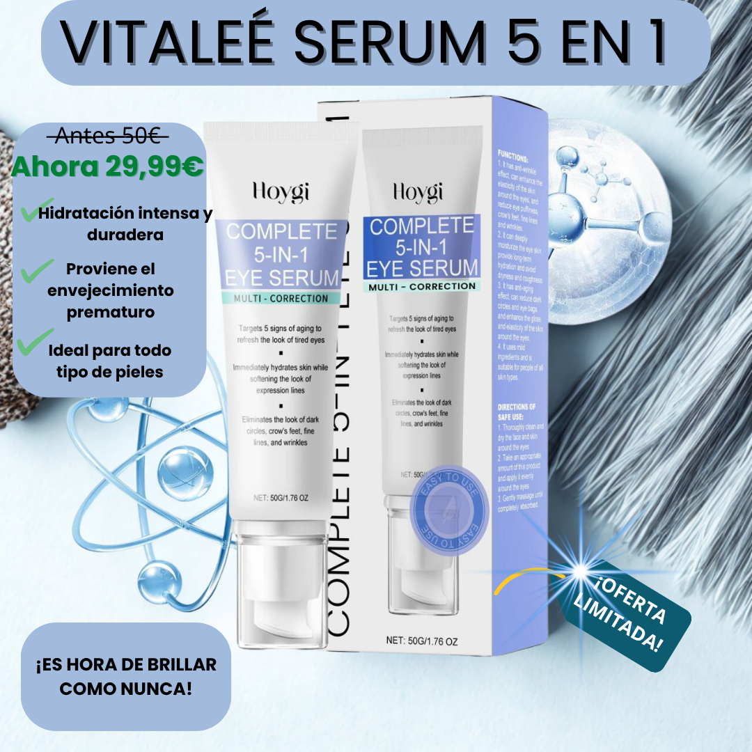 Vitaleé - Serum de Ojos 5 en 1 Multicorrección