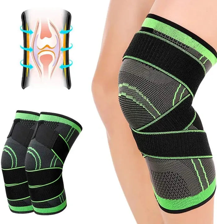 KneeFlex Armor-Rodillera de compresión ajustable