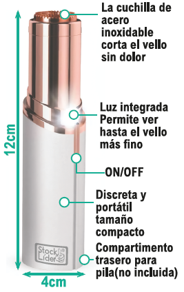 ByeVello - Depilador portatil mini